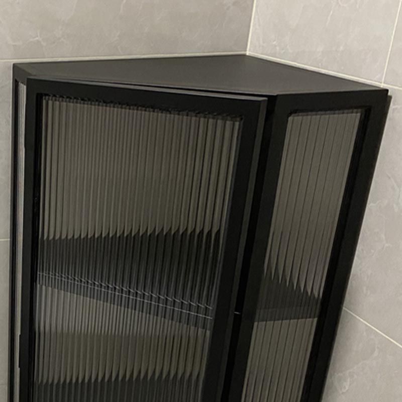 Rack de bouteille à vin de sol en métal.