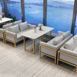 Traditional Luxury Style Dining Table Sintered Stone Table for Dining Room Clearhalo ' dining_table' 'Dining Tables & Seating' 'Dining Tables' 'furn' 'furn_dining_table' 'Furniture' 'furniture_dining_table' 'Kitchen & Dining Furniture' 'kitchen&dining_furn' 'kitchen' 'kitchen_dining_table' 1200x1200_f89721f1-bc22-4b97-a4b8-2a933336da40