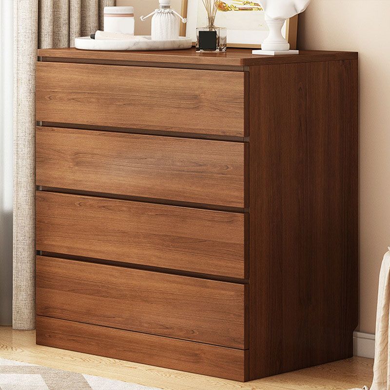 Cómoda vertical de madera con cajones de almacenamiento de estilo moderno