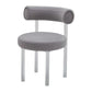 Contemporary Upholstered and Acrylic Dining Side Chair for Kitchen Clearhalo 'Dining Chairs' 'Dining Tables & Seating' 'dining_chair' 'furn' 'furn_dining_chair' 'Furniture' 'Kitchen & Dining Furniture' 1200x1200_f89cbb80-44ac-4853-a118-00cc0f53c0b7