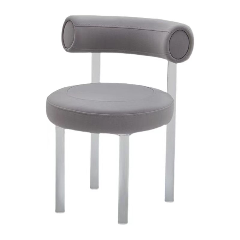 Contemporary Upholstered and Acrylic Dining Side Chair for Kitchen Clearhalo 'Dining Chairs' 'Dining Tables & Seating' 'dining_chair' 'furn' 'furn_dining_chair' 'Furniture' 'Kitchen & Dining Furniture' 1200x1200_f89cbb80-44ac-4853-a118-00cc0f53c0b7