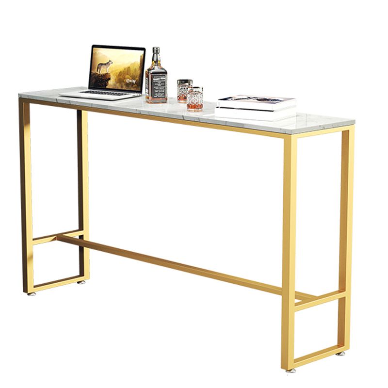 Glam Rectangle Pub Set 1/4 Pieces Counter Table with Upholstered Stools Clearhalo 'Bar Furniture' 'furn' 'furn_home_bar_bar_sets' 'Furniture' 'Home Bars & Bar Sets' 'home_bar_bar_sets' 'Kitchen & Dining Furniture' 1200x1200_f89e3b21-55e7-4ac5-a0fc-ad79cc1155b7
