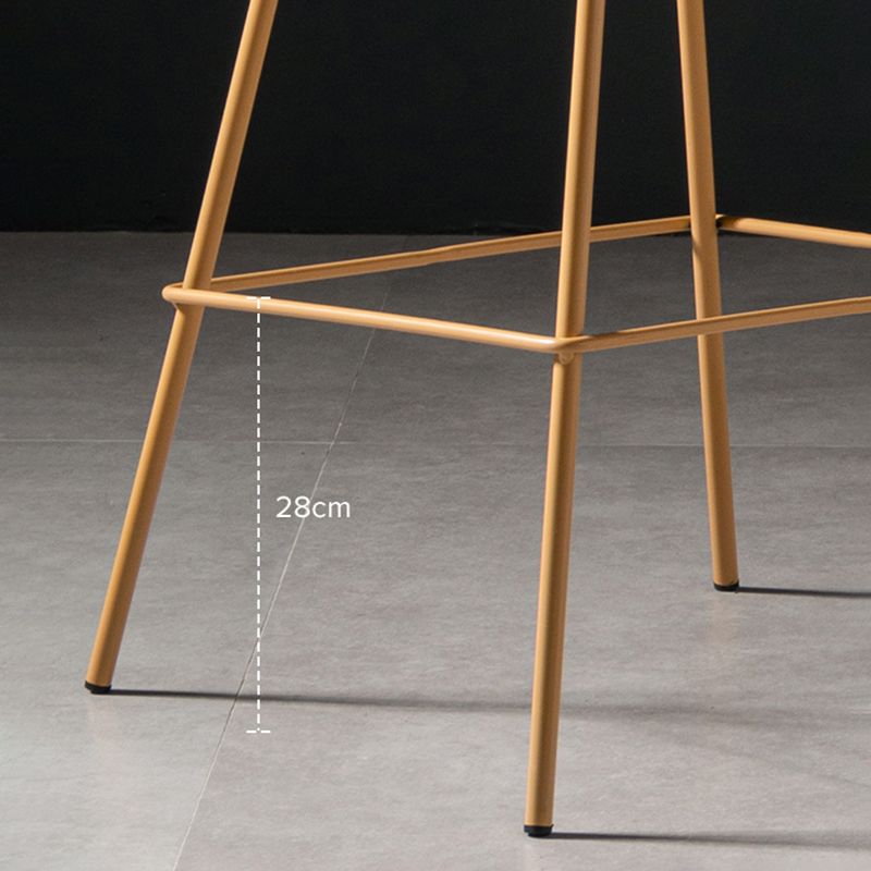 Modern Style Plastic Bar Stool Low Back and Footrest Milk Tea Shop Bar Stool 28 Inches Clearhalo 'Bar Furniture' 'Bar Stools' 'bar_stools' 'furn' 'furn_bar_stools' 'furniture_bar_stools' 'Kitchen & Dining Furniture' 'kitchen&dining_furn' 'kitchen' 'kitchen_furn' Furniture' 1200x1200_f8a1303b-e609-4adc-96b7-9114cd5674de