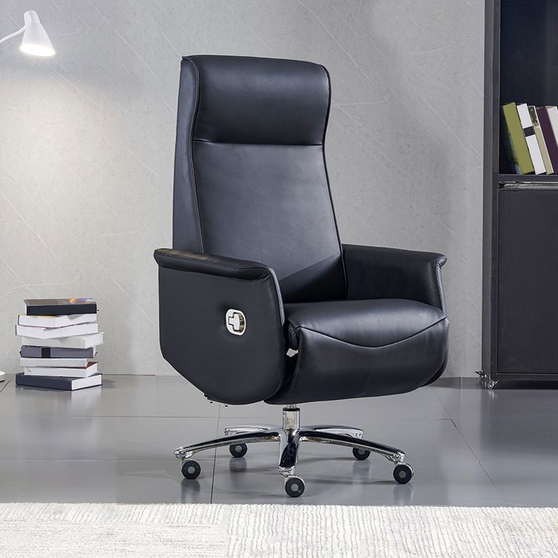 31 "breite zeitgenössische Manager Stuhl schwarzer Leather Executive Chair