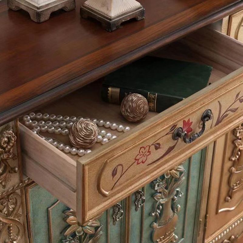 Distressed Wood Industrial Storage Cabinet, Solid Wood Rectangle Cabinet Clearhalo 'Cabinets & Chests' 'cabinets_chests' 'furn' 'furn_cabinets_chests' 'Furniture' 'Living Room Furniture' 1200x1200_f8a1bb5b-1247-43bc-95d8-c876c25ead30