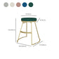 Nordic Style Bar-stool Round Seat Counter Bar Stool with Metal Legs for Home
