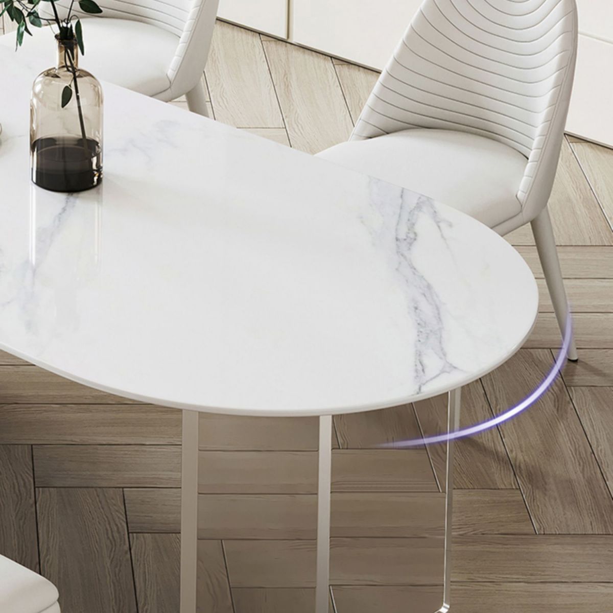 Modern 1/2/3/4/5 Pieces Dining Set Rectangle Acrylic Dining Table Set Clearhalo 'Dining Room Sets' 'Dining Tables & Seating' 'dining_room_set' 'furn' 'furn_dining_room_set' 'Furniture' 'furniture_dining_room_set' 'Kitchen & Dining Furniture' 'kitchen&dining_furn' 'kitchen' 1200x1200_f8a34151-9e19-4dee-8249-c701f8c70b15