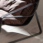 Solid Color Armchair With headrest, Modern Iron Frame Lounge Chair Clearhalo 'Accent Chairs' 'accent_chairs' 'Chairs & Seating' 'furn' 'furn_accent_chairs' 'Furniture' 'furniture_accent_chairs' 'Living Room Furniture' 1200x1200_f8a3924d-2973-436f-ad1c-bf236737fea5