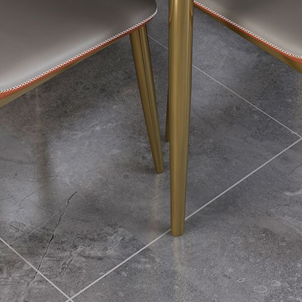 Glam Scalable Dinette Set 1/4/7 Pieces Rectangle Dining Table Set with Sintered Stone Top Clearhalo 'Dining Room Sets' 'Dining Tables & Seating' 'dining_room_set' 'furn' 'furn_dining_room_set' 'Furniture' 'furniture_dining_room_set' 'Kitchen & Dining Furniture' 1200x1200_f8a681dd-dba2-4af4-bbaa-206cb9a815e7