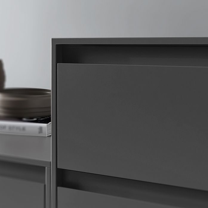 Servizio da pranzo in legno moderno ingegnerizzato 3-Drawer Server buffet 31,5 "l x 15,7" W x 25 "H