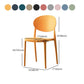 Scandinavian Plastic Armless Chair Indoor-Outdoor Open Back Chair Clearhalo 'Dining Chairs' 'Dining Tables & Seating' 'dining_chair' 'furn' 'furn_dining_chair' 'Furniture' 'furniture_dining_chair' 'Kitchen & Dining Furniture' 1200x1200_f8a7cf01-8258-4184-bcdf-212067833ebc