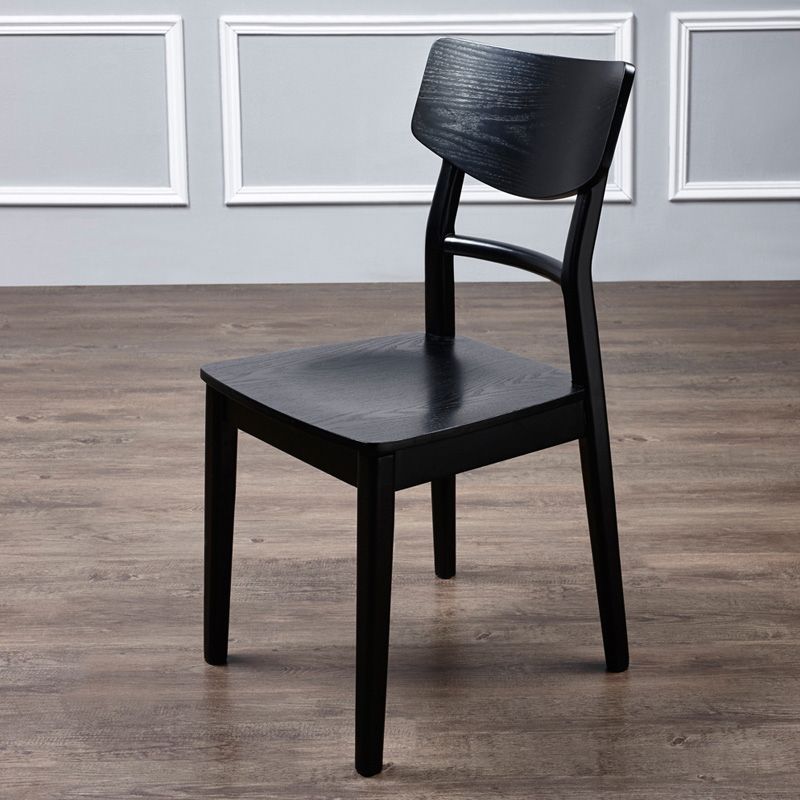 Industrial Ash Open Side Chair Matte Finish Upholstered Dining Chair with Black Legs Clearhalo ' kitchen&dining_furn' 'Dining Chairs' 'Dining Tables & Seating' 'dining_chair' 'furn' 'furn_dining_chair' 'Furniture' 'furniture_dining_chair' 'Kitchen & Dining Furniture' 'kitchen' 1200x1200_f8ab30c9-8c8b-4feb-940f-5e8f76f2245e
