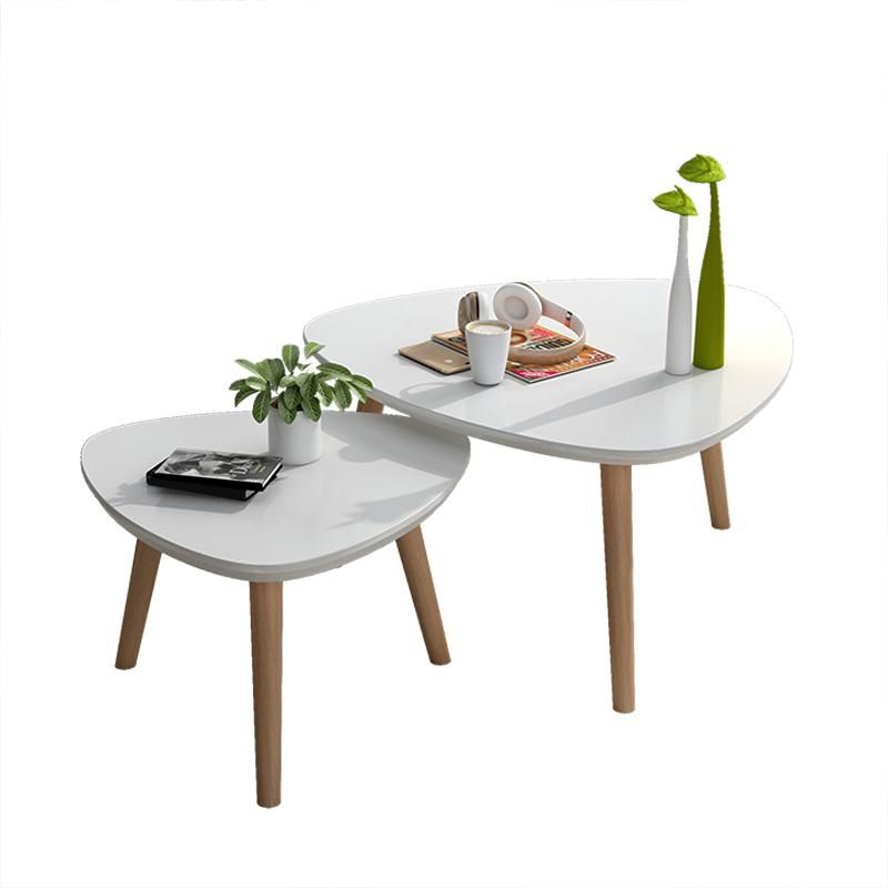 Contemporary Coffee Table Wooden 4 Legs Coffee Cocktail Table Clearhalo 'Coffee & Accent Tables' 'Coffee Tables' 'coffee_tables' 'furn' 'furn_coffee_tables' 'Furniture' 'Living Room Furniture' 1200x1200_f8ae118b-390b-4bc8-ab84-242272d88251