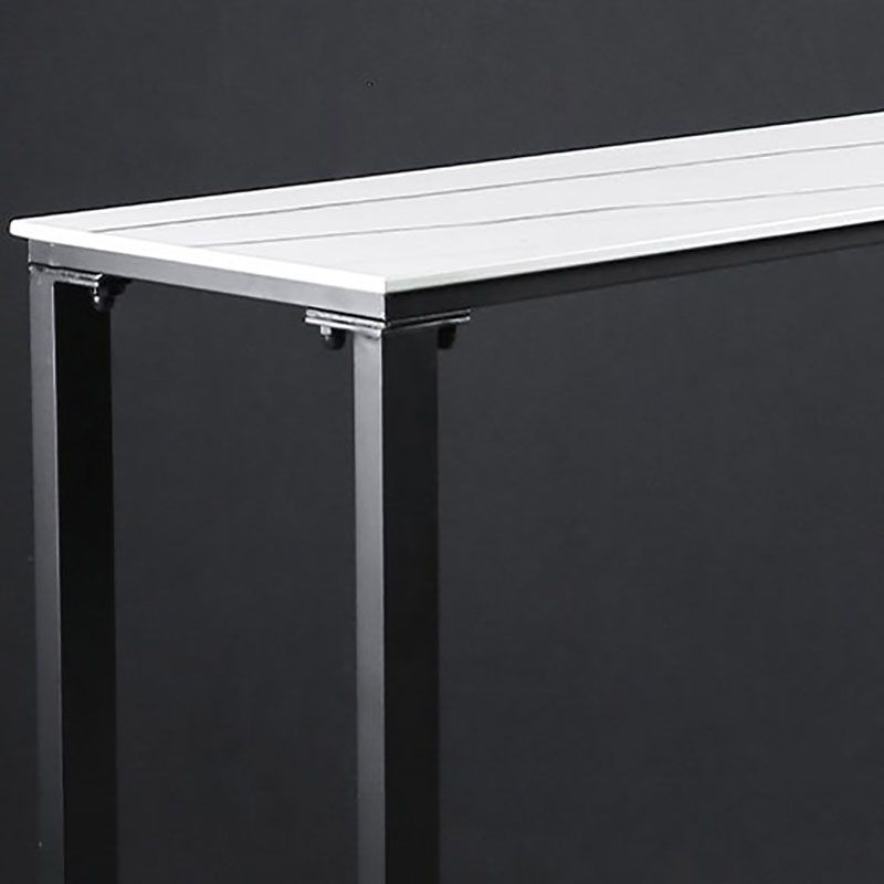 42-inch Height Cocktail Bar Table Industrial Style Metal Base Bar Height Storage Table Clearhalo 'Bar Furniture' 'Bar Tables' 'bar_tables' 'furn' 'furn_bar_tables' 'Furniture' 'furniture_bar_tables' 'Kitchen & Dining Furniture' 'kitchen&dining_furn' 'kitchen' 1200x1200_f8ae82f3-ebe9-4878-b2b0-750e5b317b96