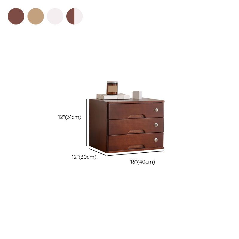 Gabinete industrial Cajones de bloqueo de madera sólida Archivo