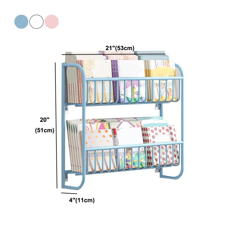 Closed Back Bookshelf Wall Mounted Scandinavian Style Bookcase for Office Study Room Clearhalo 'Bookcases' 'furn' 'furn_bookcases' 'Furniture' 'furniture_bookcases' 'kitchen' 'kitchen_bookcases' 'Living Room Furniture' 'Office Furniture' 1200x1200_f8b0537e-49b0-4aaa-afd7-c3411d4949a8