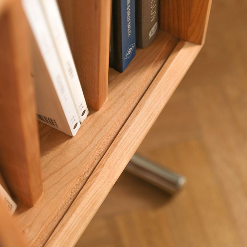 Modern Style Closed Back Bookshelf Wooden Bookcase for Home Office