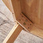 Contemporary Kitchen Dinner Table Solid Wood Round 4 Legs Dining Table