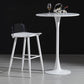 Contemporary Bar-stool Plastic Counter Bar Stool with Plastic Legs