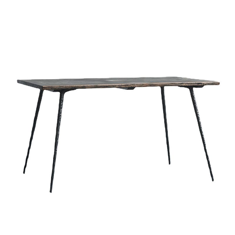 Industrial 1/5 Pieces Dining Set Rectangle Oak Wood Dining Table for Dining Room Clearhalo 'Dining Room Sets' 'Dining Tables & Seating' 'dining_room_set' 'furn' 'furn_dining_room_set' 'Furniture' 'Kitchen & Dining Furniture' 1200x1200_f8b3abff-7619-4c95-8cdb-5019030407e3