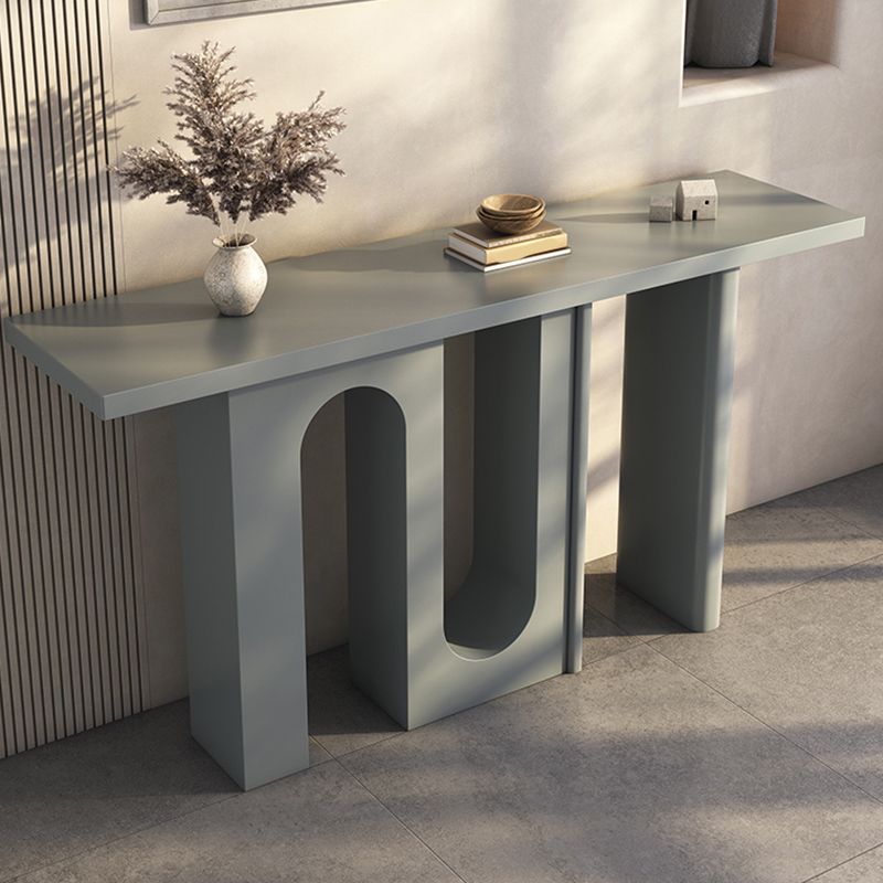 Artificial Wooden Console Accent Table with Rectangle Table for Hall