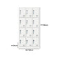 Contemporary Style Wardrobe White Metal Wardrobe Closet for Home Clearhalo 'Armoires & Wardrobes' 'armoires_wardrobes' 'Bedroom Furniture' 'furn' 'furn_armoires_wardrobes' 'Furniture' 1200x1200_f8b58761-abd2-4d5b-a24e-753e69344b49