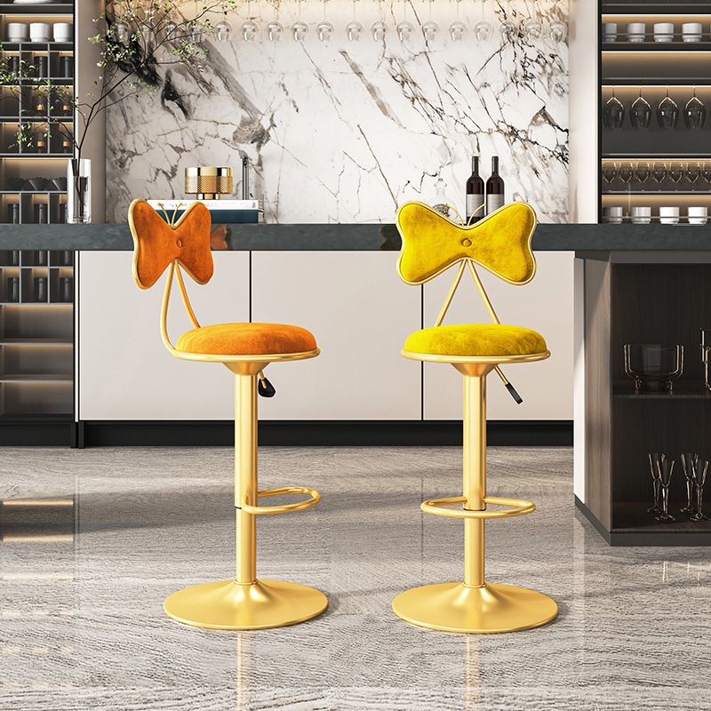 Scandinavian Style Adjustable Height Stools for Home Upholstered Bar Stools Clearhalo 'Bar Furniture' 'Bar Stools' 'bar_stools' 'furn' 'furn_bar_stools' 'Furniture' 'furniture_bar_stools' 'Kitchen & Dining Furniture' 1200x1200_f8b5e1c3-8f63-4441-9c5d-d054fb82a78e