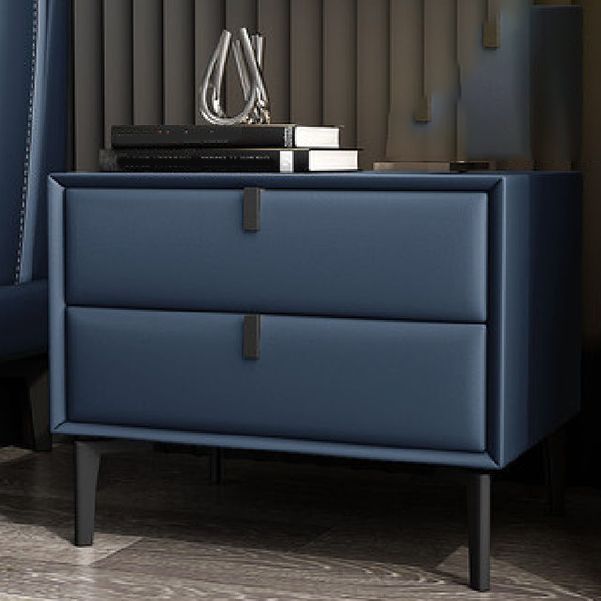 Solid Wood Bed Nightstand Contemporary Night Table with 2 Drawers Clearhalo 'Bedroom Furniture' 'furn' 'furn_night_stand' 'Furniture' 'night_stand' 'Nightstands' 1200x1200_f8b63364-727d-4d32-967b-f16e3164bc46