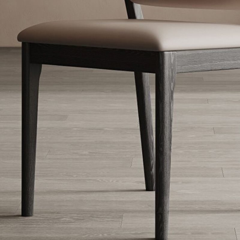 Industrial Upholstered Armless Chair Dining Room Open Back Dining Chair Clearhalo 'Dining Chairs' 'Dining Tables & Seating' 'dining_chair' 'furn' 'furn_dining_chair' 'Furniture' 'Kitchen & Dining Furniture' 1200x1200_f8b6a77b-7b8f-4e6b-a8c3-93eb69b3fec4