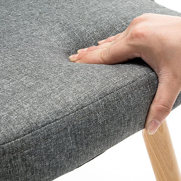 Fabric Dining Side Chair Glam Style Indoor Parsons Armless Chair of 17'' Wide Clearhalo ' kitchen&dining_furn' 'Dining Chairs' 'Dining Tables & Seating' 'dining_chair' 'Furniture' 'furniture_dining_chair' 'Kitchen & Dining Furniture' 'kitchen' 1200x1200_f8b7dbef-c4fb-40b9-a235-834181e0be73