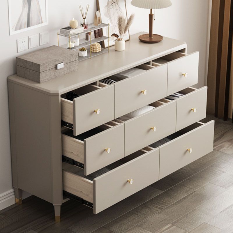 Contemporary Horizontal Double Dresser Storage Dresser with Drawers for Home Clearhalo 'Bedroom Furniture' 'Dressers & Chests' 'dressers_chests' 'furn' 'furn_dressers_chests' 'Furniture' 1200x1200_f8b8448d-bc78-4125-807f-68508d14594c