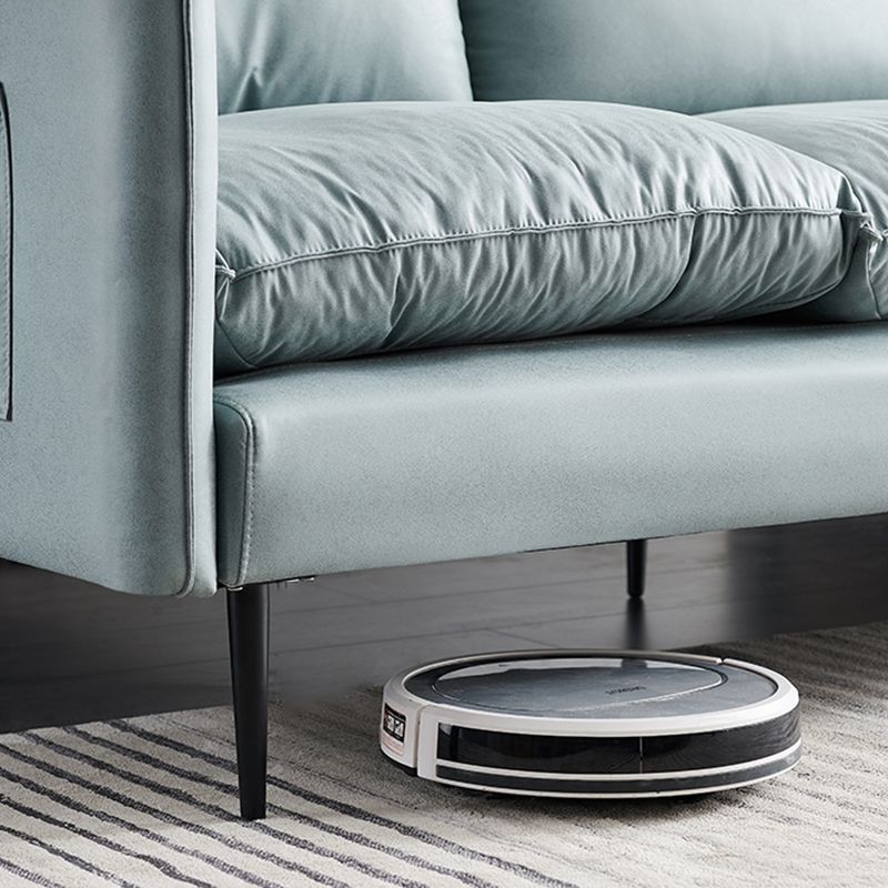 Faux Leather Storage Stationary Living Room Square Arm Standard Sofa Clearhalo 'furn' 'furn_sofas' 'Furniture' 'furniture_sofas' 'Living Room Furniture' 'Sofa' 'sofas' 1200x1200_f8b8946f-20ee-40b8-9637-00b2c86c749e