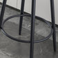 Modern Armless Backrest Counter Stool Iron Household Bar Stool with Cushion and Pedal Clearhalo 'Bar Furniture' 'Bar Stools' 'bar_stools' 'furn' 'furn_bar_stools' 'furniture_bar_stools' 'Kitchen & Dining Furniture' 'kitchen&dining_furn' 'kitchen' 'kitchen_furn' Furniture' 1200x1200_f8b8f740-2e8f-4438-b92a-6f6211c2256c
