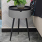 Mesa de mesa de 3 patas Conjunto de mesa de estilo contemporánea Top Table con almacenamiento con almacenamiento