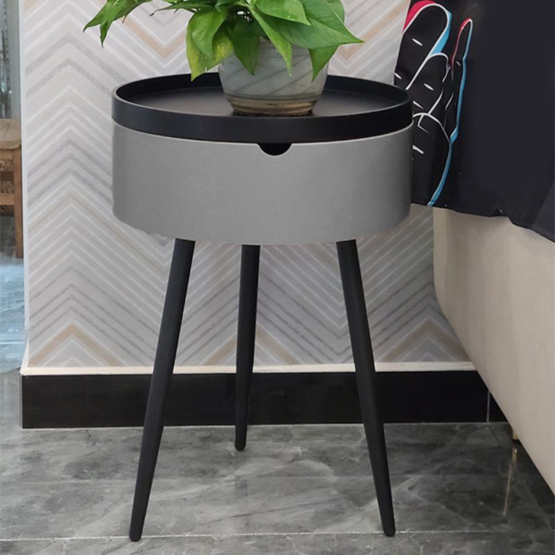 Mesa de mesa de 3 patas Conjunto de mesa de estilo contemporánea Top Table con almacenamiento con almacenamiento