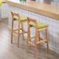 Contemporary Oak Wood Barstool Indoor Bar Stool with Low Back and Footrest Clearhalo 'Bar Furniture' 'Bar Stools' 'bar_stools' 'furn' 'furn_bar_stools' 'furniture_bar_stools' 'Kitchen & Dining Furniture' 'kitchen&dining_furn' 'kitchen' 'kitchen_furn' Furniture' 1200x1200_f8bfb0bd-d39f-4de4-a282-d3183f10c510