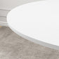 Mesa de centro con pedestal escandinavo, mesa redonda de cóctel de madera para sala de estar