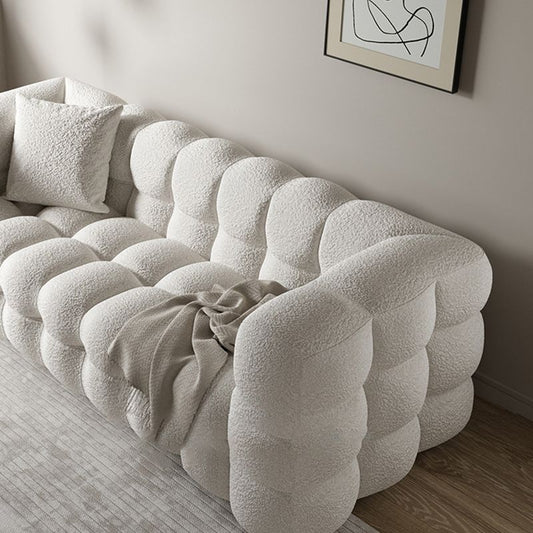 Zeitgenössisches Smoking -Arm -Sofa dichtes Rücken -Standardsofa für Wohnzimmer