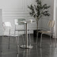 Glam Style Plastic Dining Armless Chairs Stacking Open Back Dining Chair Clearhalo ' kitchen&dining_furn' 'Dining Chairs' 'Dining Tables & Seating' 'dining_chair' 'furn' 'furn_dining_chair' 'Furniture' 'furniture_dining_chair' 'Kitchen & Dining Furniture' 'kitchen' 1200x1200_f8c4ab49-7054-412f-aae5-fc306d27de5b