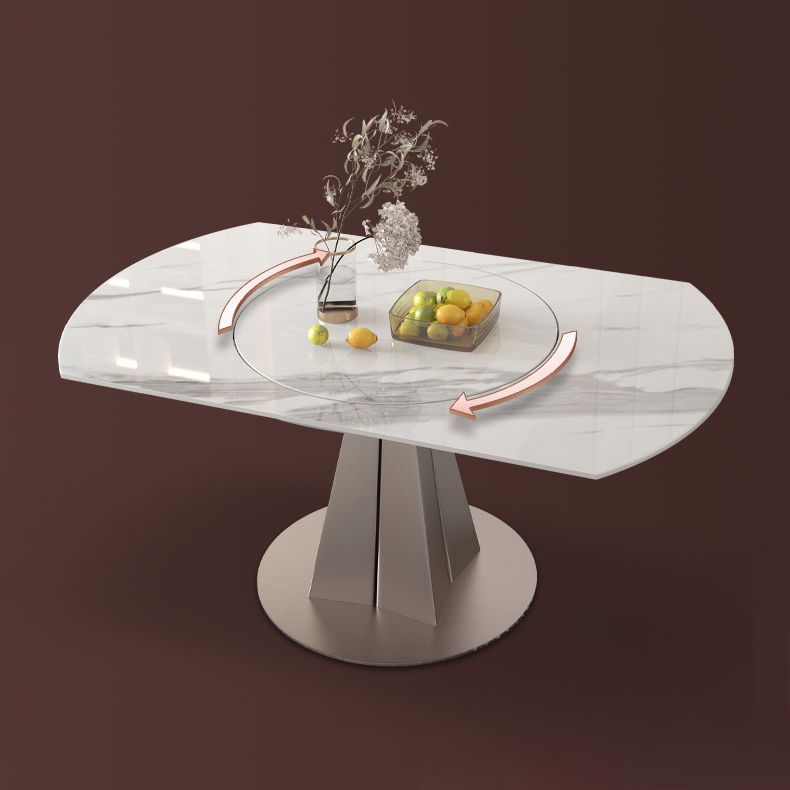 1/2/5/7 Pieces Round Glam Stone Furniture Standard Height Dining Table Set Clearhalo 'Dining Room Sets' 'Dining Tables & Seating' 'dining_room_set' 'furn' 'furn_dining_room_set' 'Furniture' 'furniture_dining_room_set' 'Kitchen & Dining Furniture' 'kitchen&dining_furn' 'kitchen' 1200x1200_f8c5d0f6-219f-4922-b25a-ae737fe02675