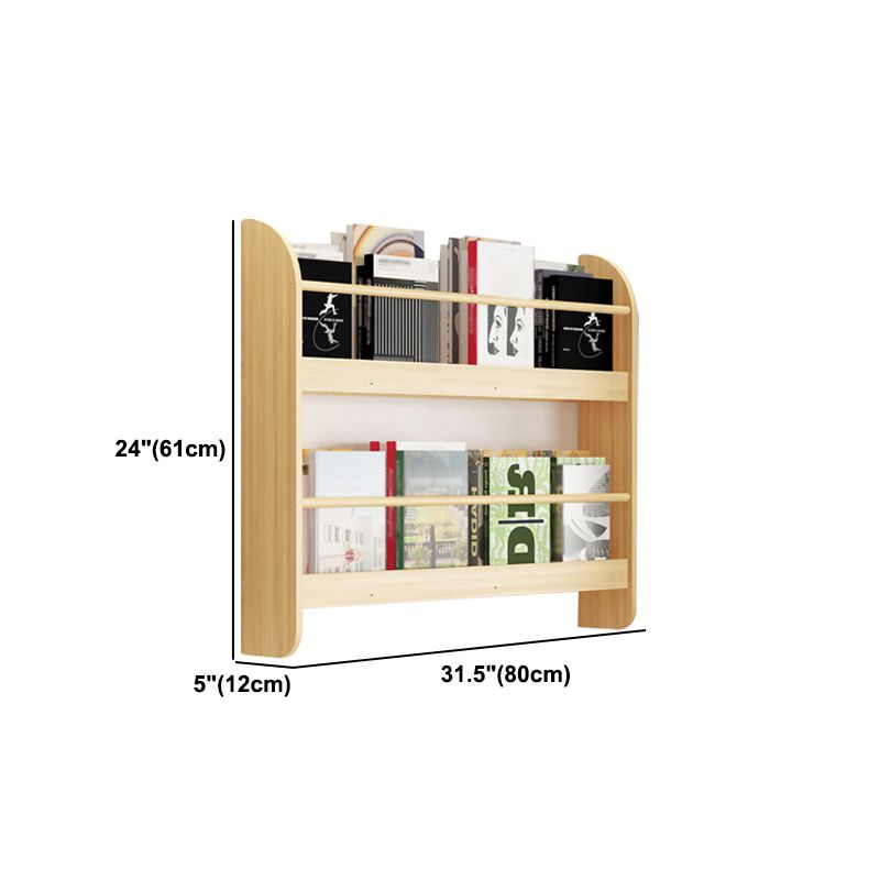 Contemporary Wall Unit Bookshelf Natural Pine Wood Bookcase for Bedroom Clearhalo 'Bookcases' 'furn' 'furn_bookcases' 'Furniture' 'furniture_bookcases' 'Office Furniture' 1200x1200_f8c68293-89d9-4231-8fcf-3e36be2e50ac