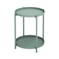 Round Metal Table Plate 4 Legs Base Tray Table Top Side Table