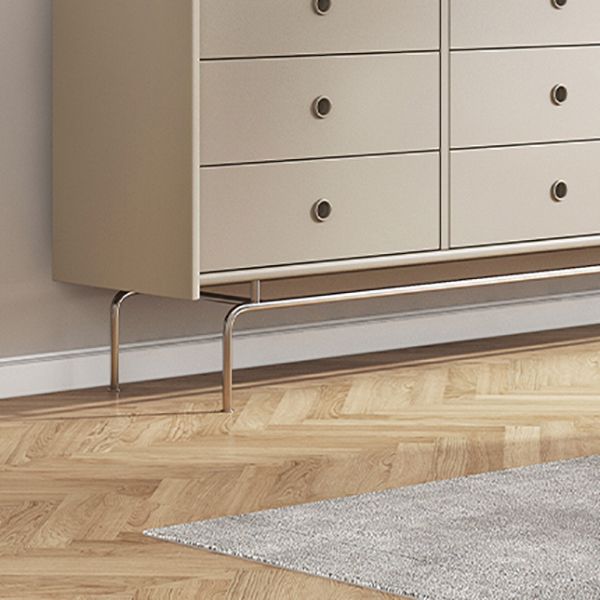 Contemporary Horizontal Double Dresser Black/Gray Dresser with Storage for Home Clearhalo 'Bedroom Furniture' 'Dressers & Chests' 'dressers_chests' 'furn' 'furn_dressers_chests' 'Furniture' 1200x1200_f8caa6d4-64d4-4cfc-82d5-2292659bc07a