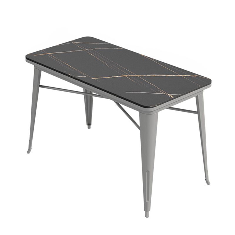 Industrial Dining Room Table Sintered Stone Table with Sled Base for Home Kitchen Dinner Clearhalo ' dining_table' 'Dining Tables & Seating' 'Dining Tables' 'furn' 'furn_dining_table' 'Furniture' 'furniture_dining_table' 'Kitchen & Dining Furniture' 'kitchen&dining_furn' 'kitchen' 'kitchen_dining_table' 1200x1200_f8cb7655-aa77-4286-b276-7ec28a1b004f
