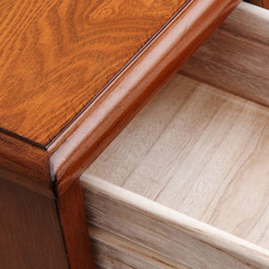 Solid Wood Nautical Storage Chest Bedroom Chest with Drawers