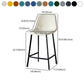 Scandinavian Bristol Low Back Stool Matte Finish Leather Barstool Clearhalo 'Bar Furniture' 'Bar Stools' 'bar_stools' 'furn' 'furn_bar_stools' 'Furniture' 'furniture_bar_stools' 'Kitchen & Dining Furniture' 1200x1200_f8cfb714-4bfe-454e-a8ae-1d11d4fbdf96