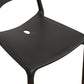 Contemporary Open Back Chair Plastic Stackable Dining Armless Side Chair Clearhalo ' kitchen&dining_furn' 'Dining Chairs' 'Dining Tables & Seating' 'dining_chair' 'furn' 'furn_dining_chair' 'Furniture' 'furniture_dining_chair' 'Kitchen & Dining Furniture' 'kitchen' 1200x1200_f8d2e05a-c034-4605-825b-b36b8602e7b6