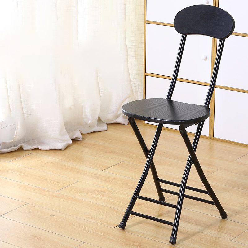 Industrial Upholstered Open Back Chair Matte Finish Folding Dining Chair Clearhalo ' kitchen&dining_furn' 'Dining Chairs' 'Dining Tables & Seating' 'dining_chair' 'furn' 'furn_dining_chair' 'Furniture' 'furniture_dining_chair' 'Kitchen & Dining Furniture' 'kitchen' 1200x1200_f8d32c16-08ec-490e-b754-3b1e327aaa39