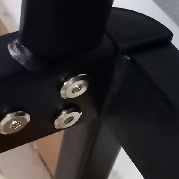 Modern Wire-Grid Metal Bed 78.74" L Bed Frame with Headboard Clearhalo 'Bedroom Furniture' 'Beds' 'furn' 'furn_beds' 'Furniture' 1200x1200_f8d39335-e35d-4011-8151-62c6ea00024f