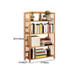 Contemporary Brown Bamboo Shelf Bookcase Open Bookcase for Study Room Clearhalo 'Bookcases' 'furn' 'furn_bookcases' 'Furniture' 'Office Furniture' 1200x1200_f8d6ac3f-ecc7-4824-9b79-2a4d4a6ae800